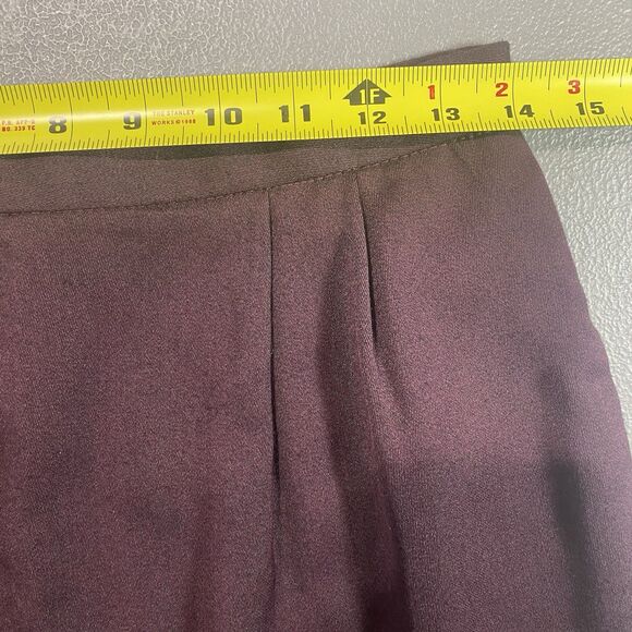 Vintage CASUAL CORNER 2 Piece Suit Set Skirt Blazer Petite 10 Womens 10P Purple - Picture 14 of 16